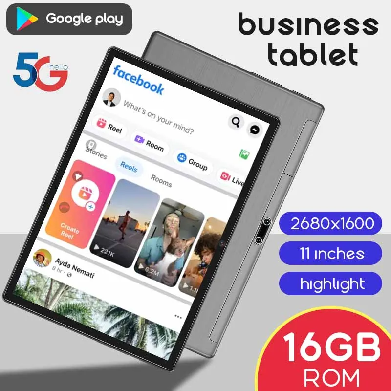 

Женский планшет Android WPS офисный ноутбук 11 дюймов ноутбук MatePad Google Play Pad Android 11 16 ГБ 512 ГБ 11000 мАч