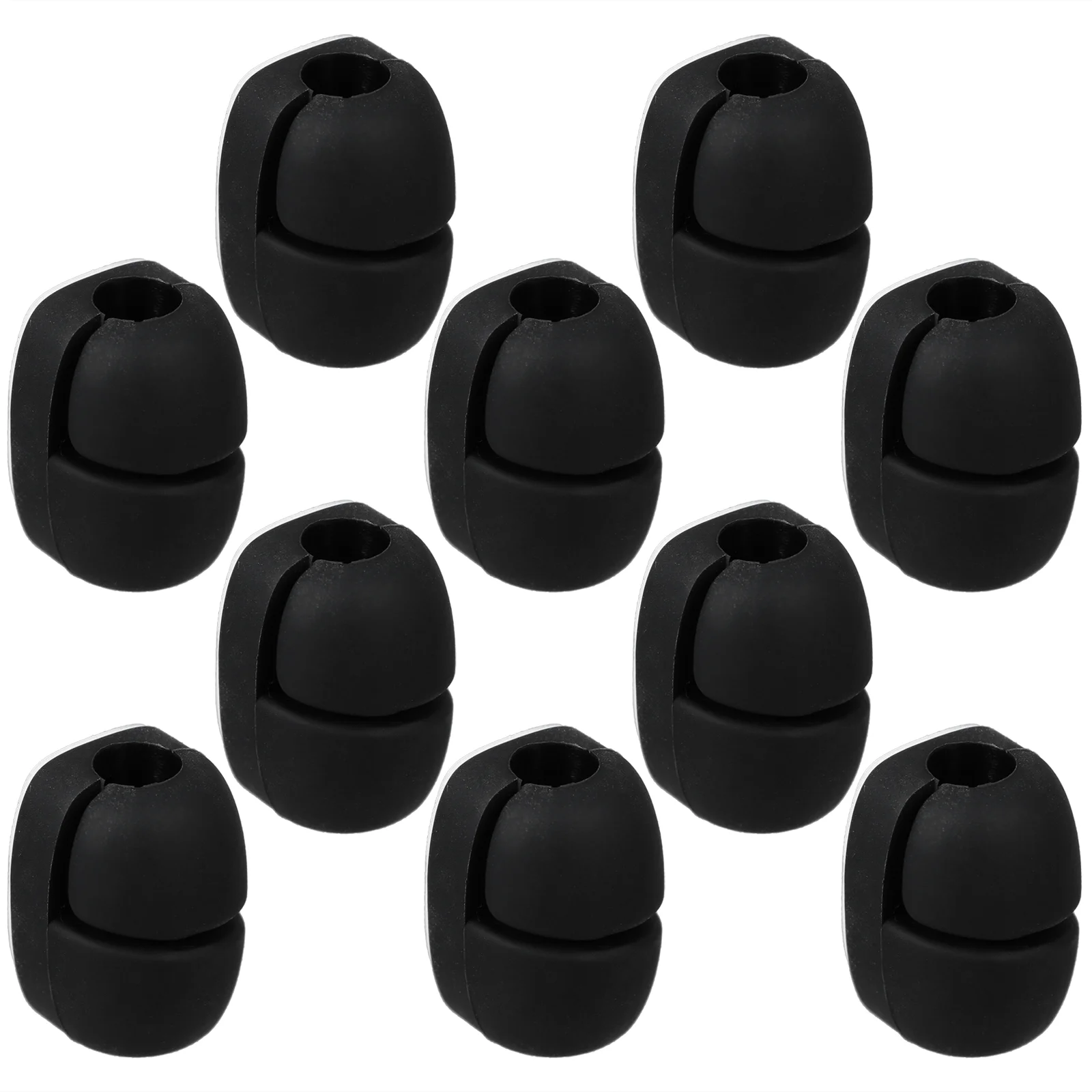 

10pcs Desktop Cord Organizers Adhesive Cable Holders Home Wire Managements