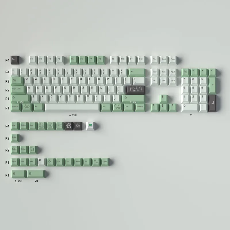 Колпачки для клавиш Cherry Profile PBT 130 механической клавиатуры MX Switch 64/87/96