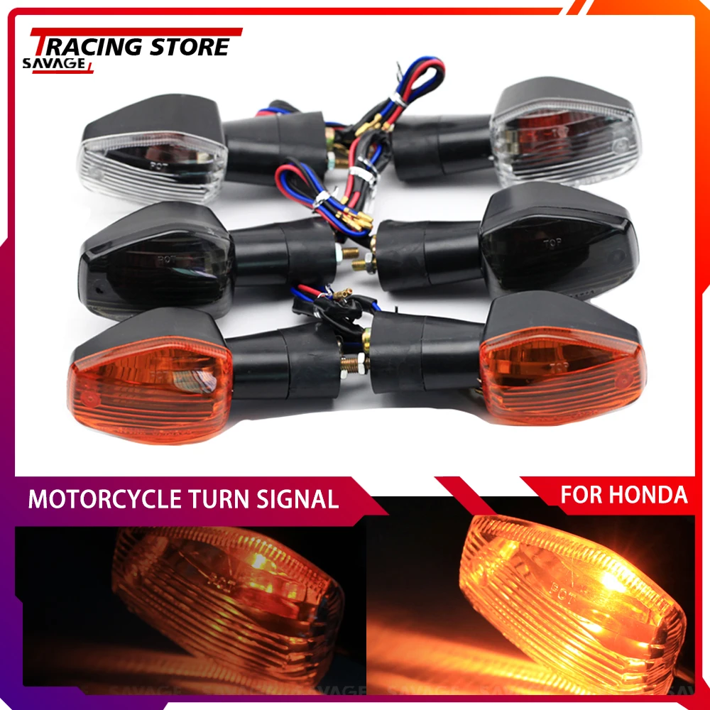 

For Honda Motorcycle Flasher Turn Signals For HONDA CB1300 CB1000R CB400 CB600F CB900F Front Rear Indicator Lights Blinker Lamps