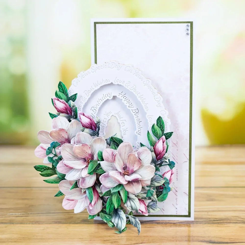 Мир Лилия Великолепная зелень 2024 новые металлические пресс-формы для сделай сам