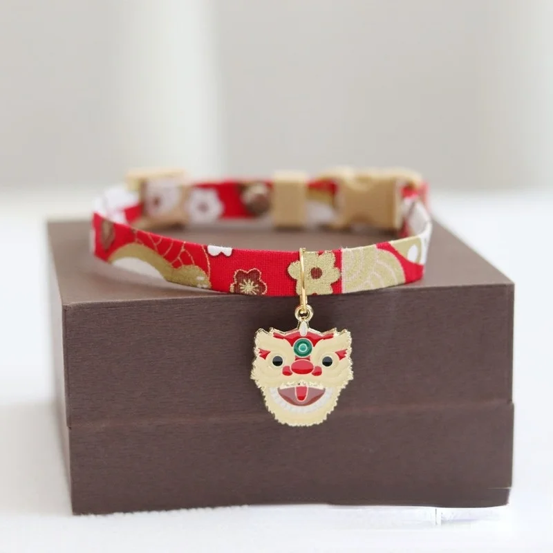 Праздничные ошейники для домашних животных милые подвесные ожерелья кошек и