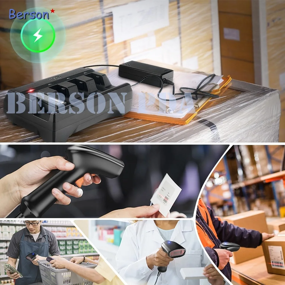 Зарядное устройство с 4 слотами для сканеров штрих-кодов Zebra DS3678 DS3600 LI3678 LI3600 LS3678