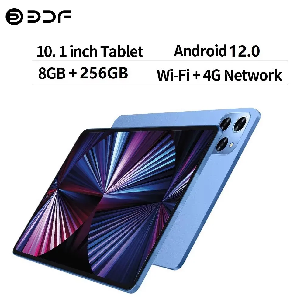 Планшет на Android 12 восемь ядер экран 10 1 дюйма 8 ГБ + 256 Новый - дюймовый планшет