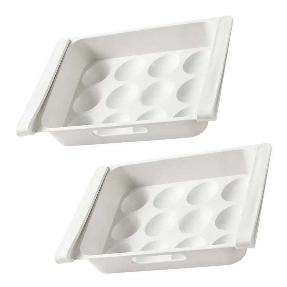 

Egg Drawer Fridge Refrigerator Organizerstorage Freezercontainer Cabinet Holder Box Bin Boxes Multitray Shelf Saver Baskets