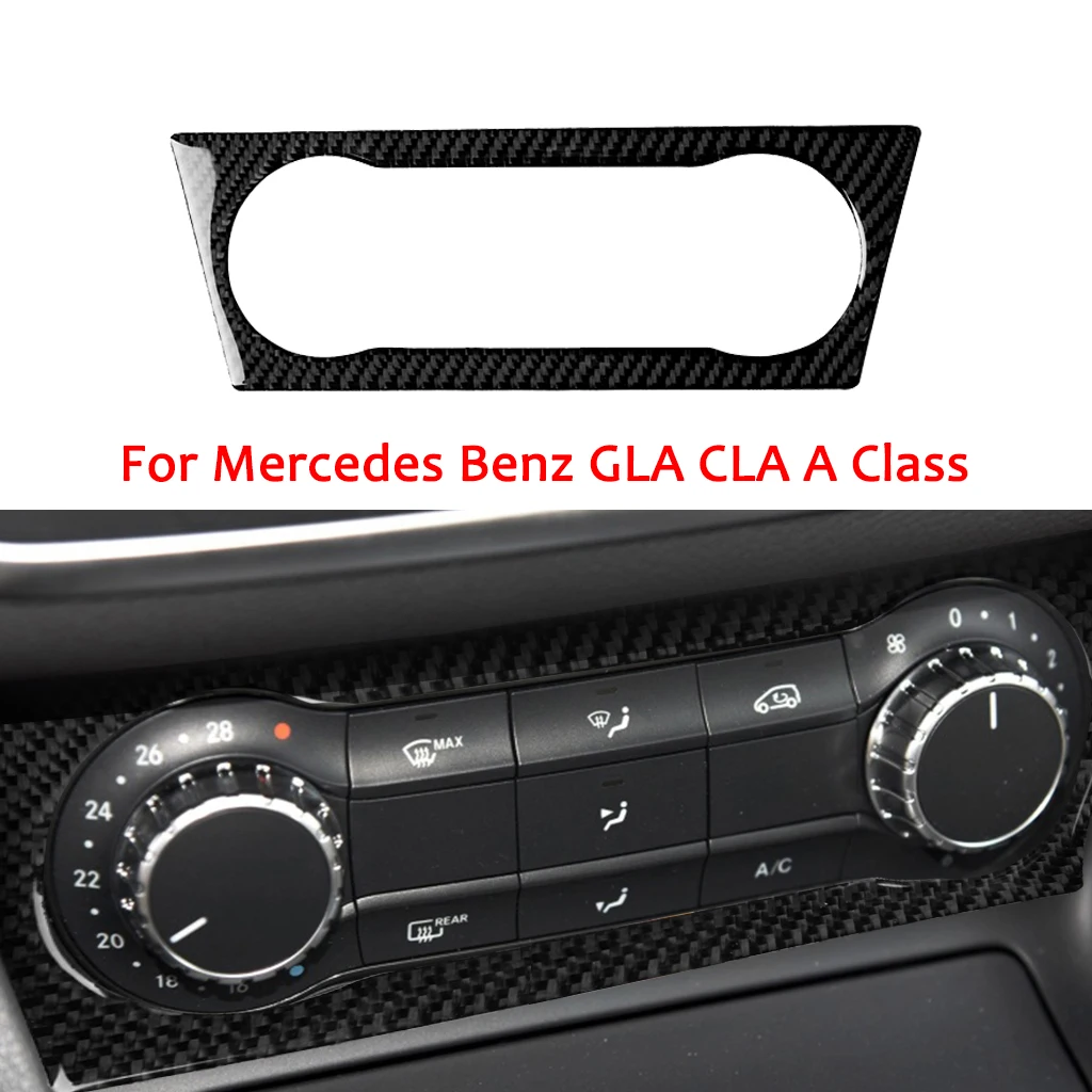 

Air Conditioning Panel Trim Protect Cover Carbon Fiber for Mercedes Benz GLA CLA A Class high temperature resistanct