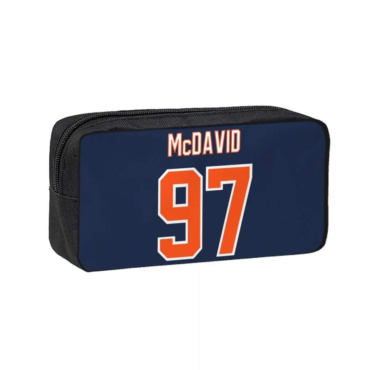 Фото Пеналы Connor McDavid 97 для фанатов Edmonton Oilers, пеналы для школьников, пеналы для ручек, сумки для карандашей, пеналы для хранения канцелярских принадлежностей №1