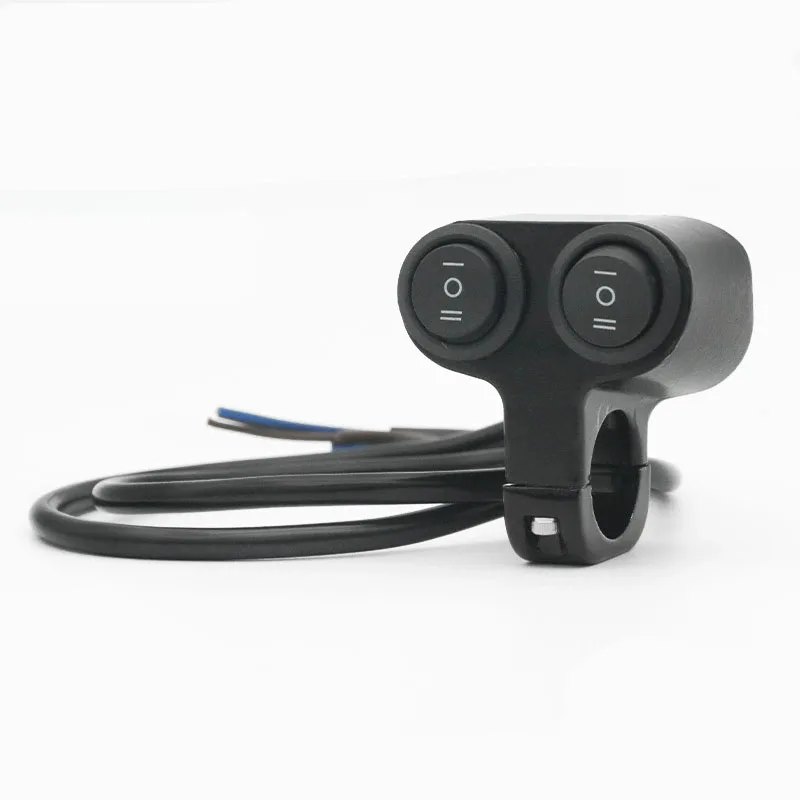 

7/8 дюймов 22 мм руль мотоцикла 12 В переключатель фар двойная кнопка управления водостойкая мигалка динамик переключатель модифицированные аксессуары