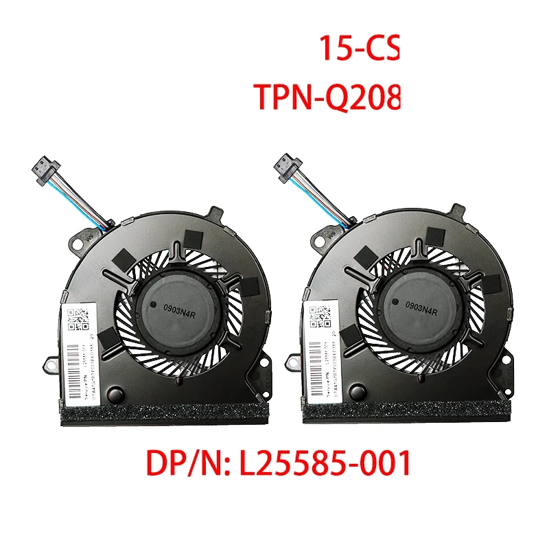 Фото Новый оригинальный вентилятор TPN-Q207 Q208 Q210 для HP Star 14-ce 15-cs 15-cw №4