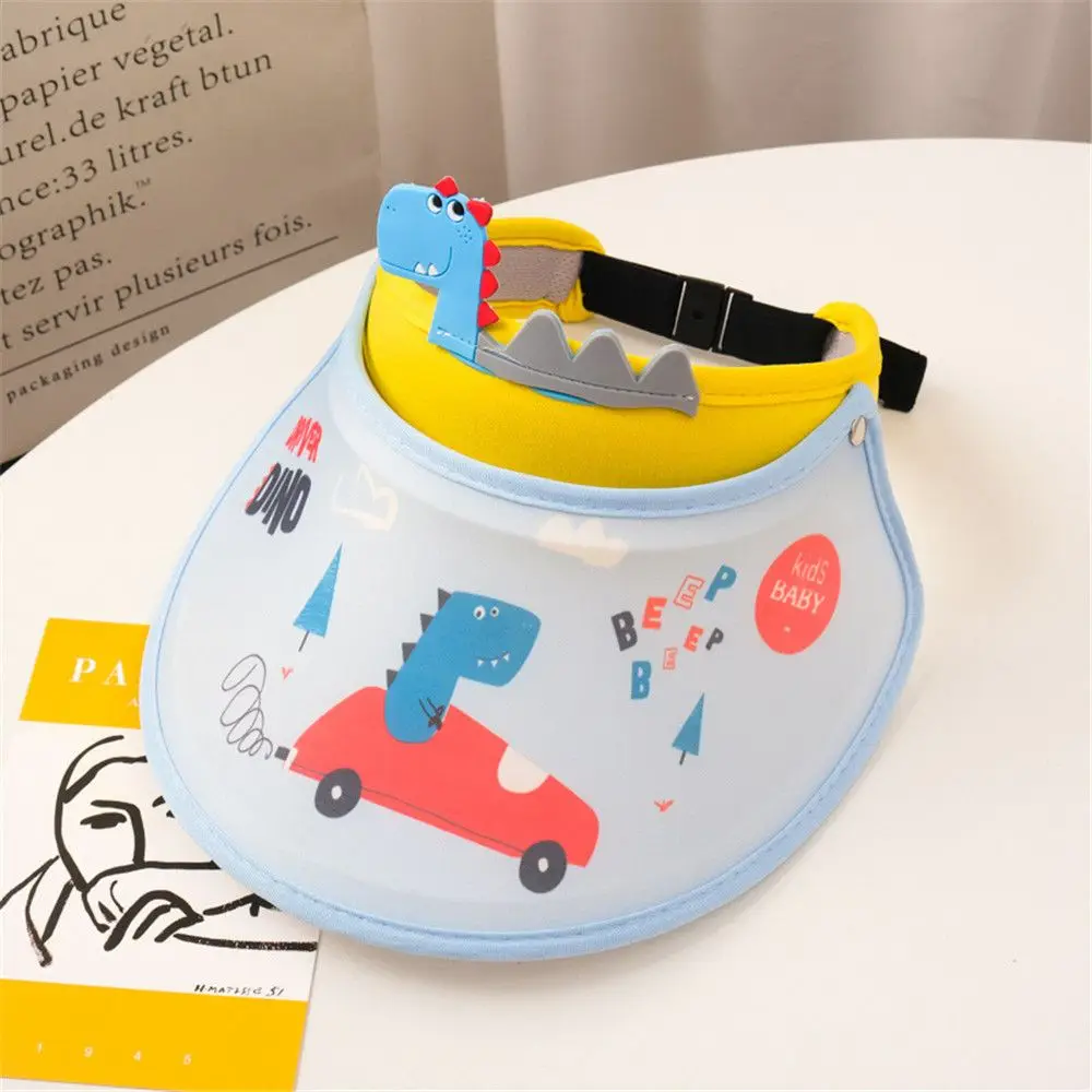

Boys Girls Cartoon UV Protection Children Panama Hat Visors Beach Cap Kids Sun Hat