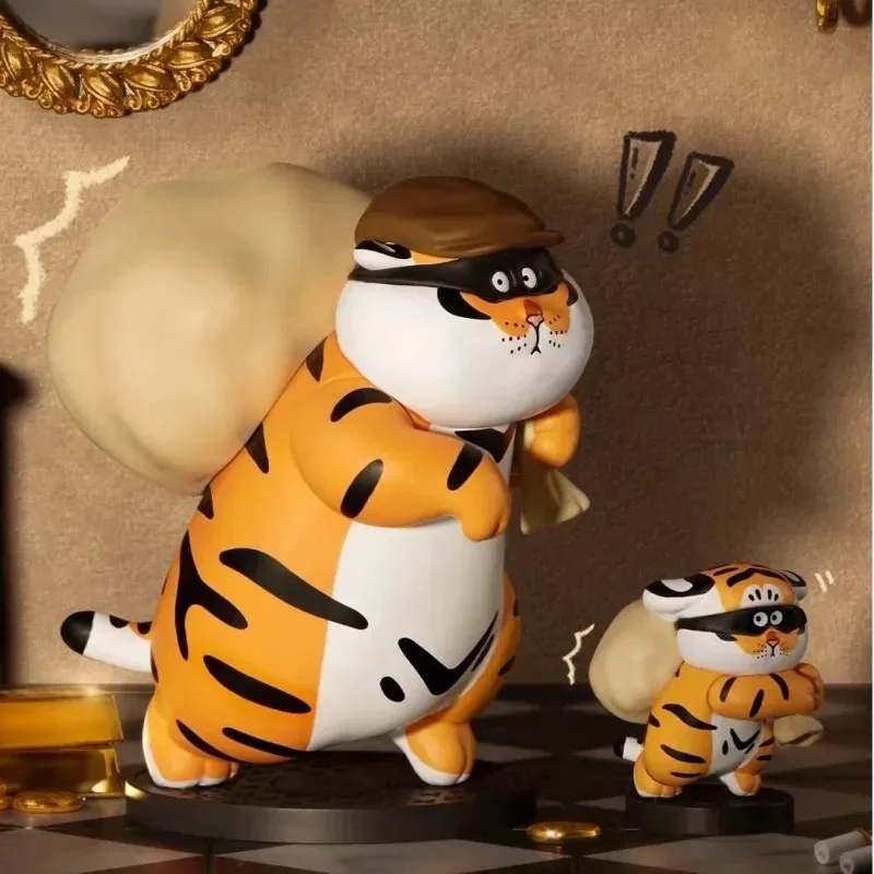 Фото I Am Not Fat Tiger Loving Father Faithful Son V2 Series Dolls Blind Box Mystery Box Toys Cute Action Anime Figure Kawaii Model №4
