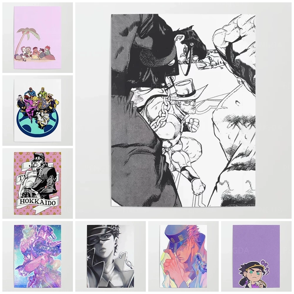 

Home Decoration Modular Hd Prints Animation Pictures Paintings Canvas Jojo Bizarre Adventure Poster Wall Artwork For Living Room