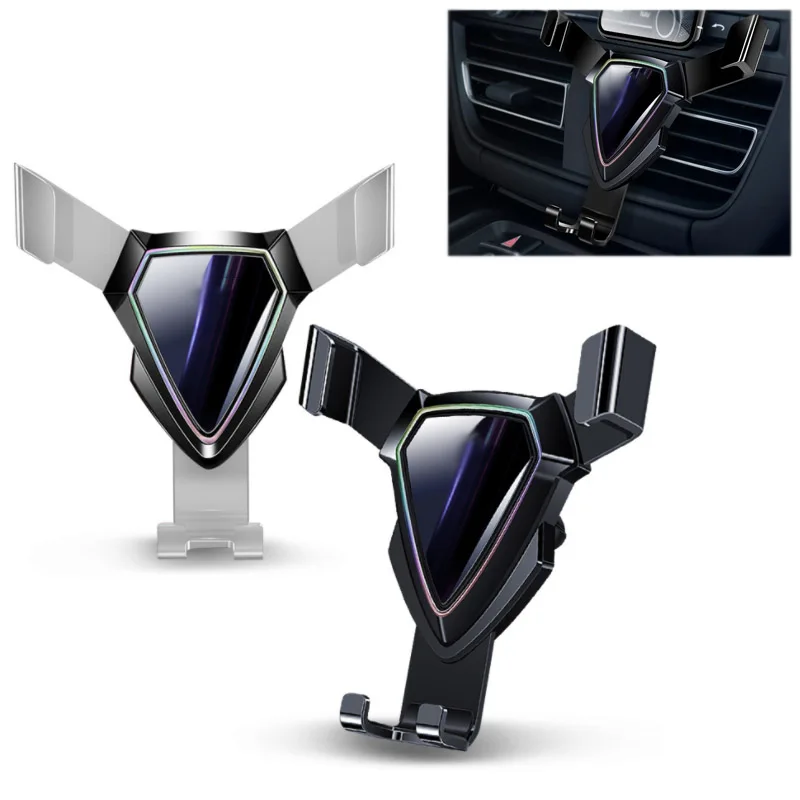 

Car Phone Holder Air Vent Clip Mount Mobile Phone Stand Holder In Car for IPhone Samsung Redmi Gravity Car Bracket