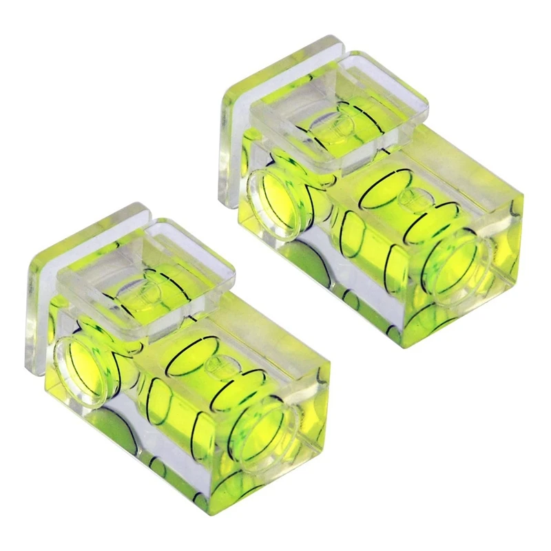 

2 PCS Hot Shoe Bubble Level Camera Two Axis Spirit Level For Digital And Film Camera
