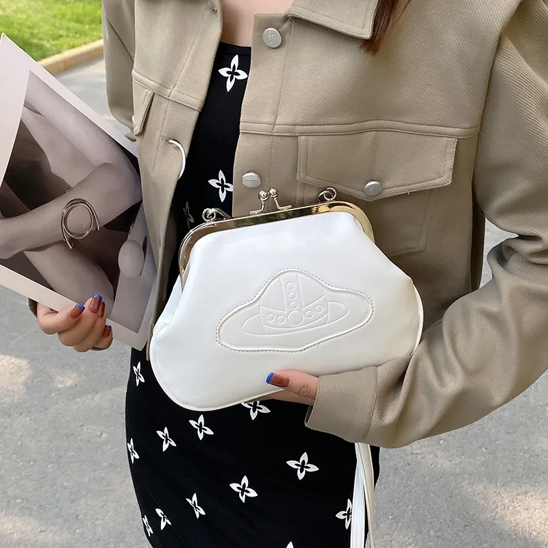 

Niche Design Clip Bag Women's Bag 2022 New Trendy High-end All-match Shoulder Bag Simple Popular Messenger Small Square Bag