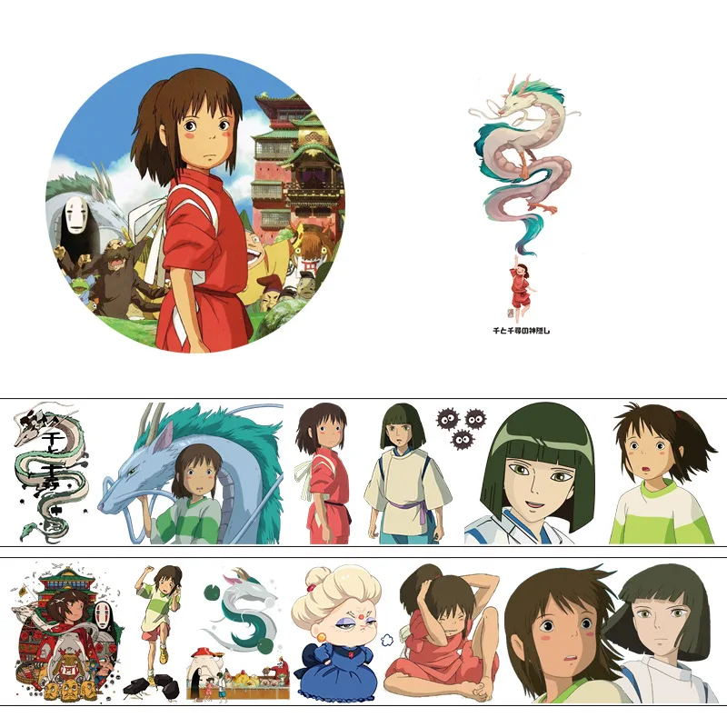 

4 см * 5 м Миядзаки сказочный мир васи лента клейкая лента DIY Скрапбукинг стикер этикетка Маскировочная лента