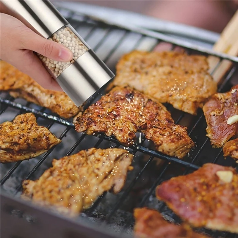 Электрическая мельница для перца соли нержавеющая сталь автоматическая