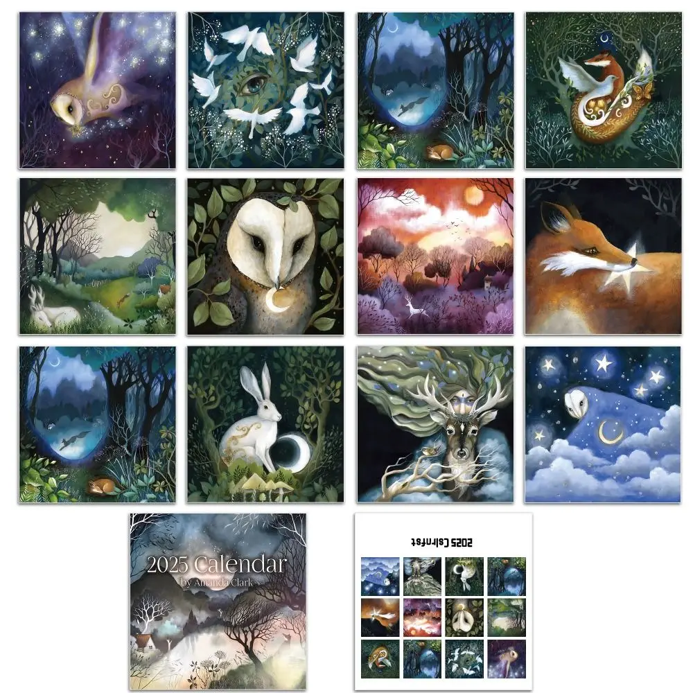 Ежедневный еженедельный ежемесячный планировщик календарь 2025 года подвесной