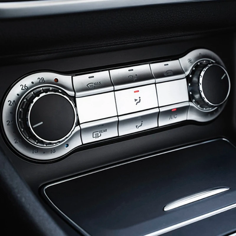 

Car Center Console Air Conditioning Button Sticker Trim For Mercedes Benz CLA C117 GLA X156 A B Class W176 W246