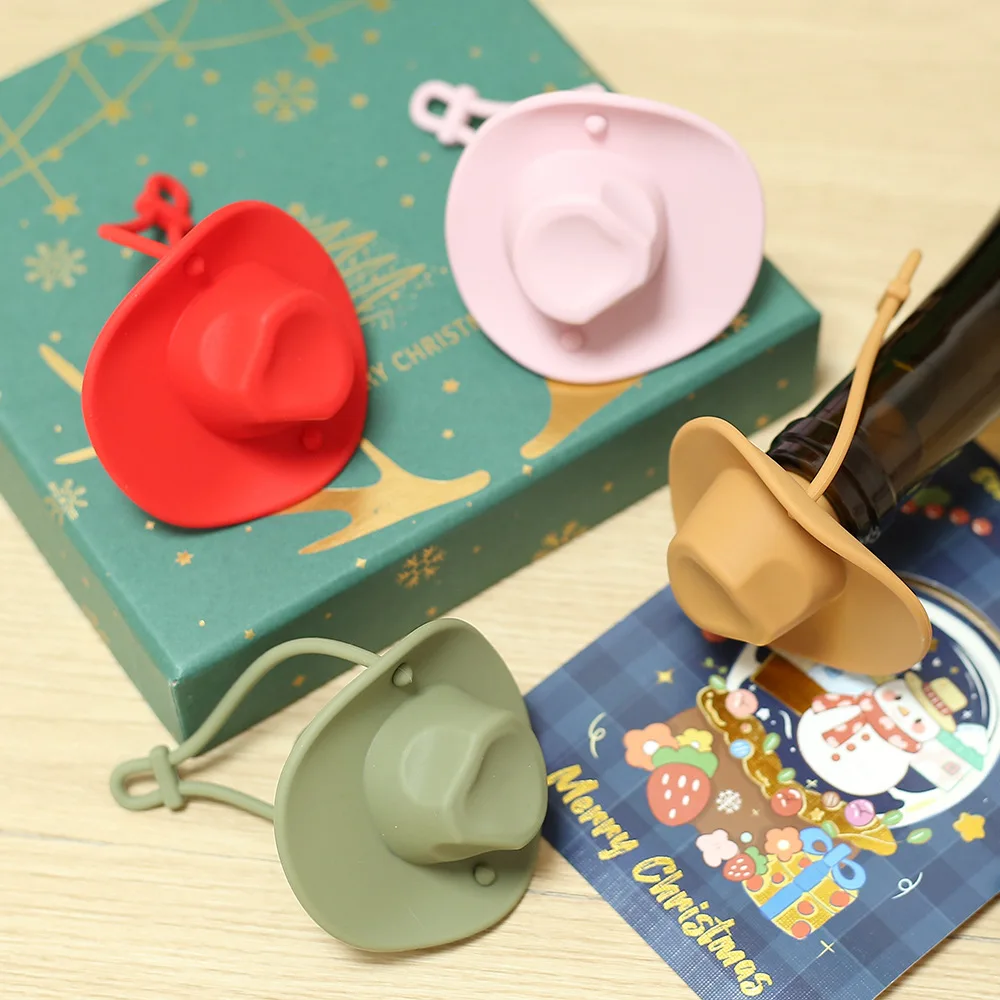 Креативная ковбойская шляпа Силиконовая пробка для вина шампанского уникальная