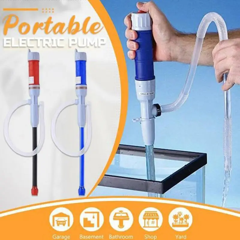 

Automatic Electric Fluid Pump Portable Hand Held Liquid Oil Transfer Pump With Long Hose Multi-Function Portable Pump For