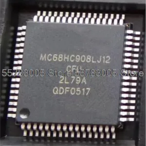 3PCS New MC68HC908LJ12CFU MC68HC908LJ12 QFP64 Microcontroller chip IC