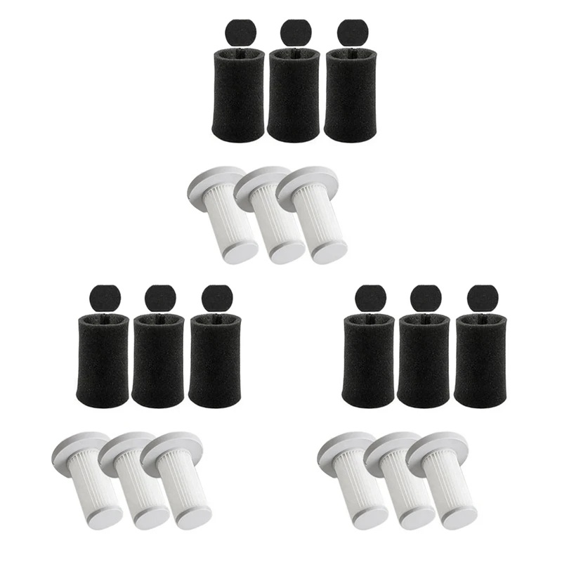

3 Set Hepa Filter Mini Push Rod Vacuum Brush Replacement Filter For Xiaomi Deerma Dx700 Vacuum Cleaner Assembly