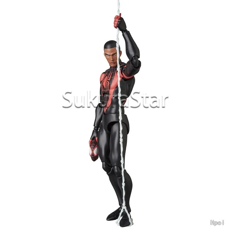 Фото 【В наличии】Коллекционная фигурка Medicom Toy MAFEX No.268 Scarlet Spider Ben Reilly, комикс-версия, подвижная, от Marvel, подарок №3