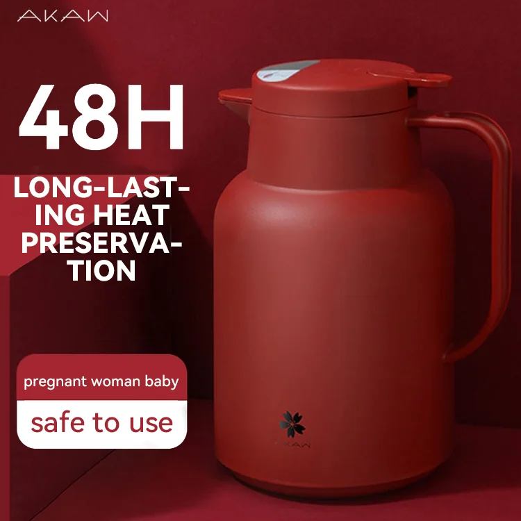 

AKAW termo Thermal Pot Large Capacity Good-looking Upscale Portable Thermal Insulation Electric Kettle Pot Thermos