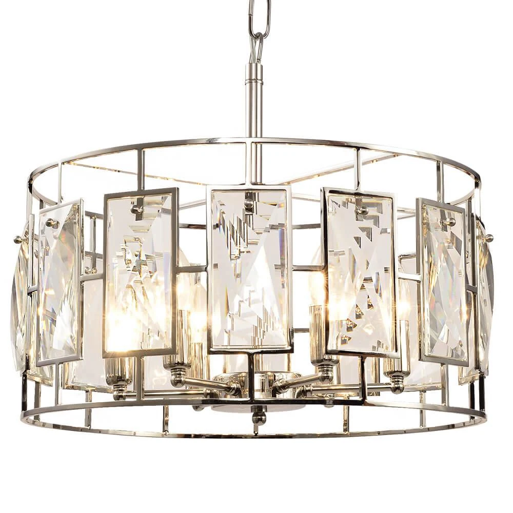 Люстра подвесная Lumien Hall Барумини LH3046/6P-NK E14 40 W Никель