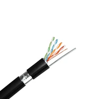networks cat5e outdoor with messenger communication cable