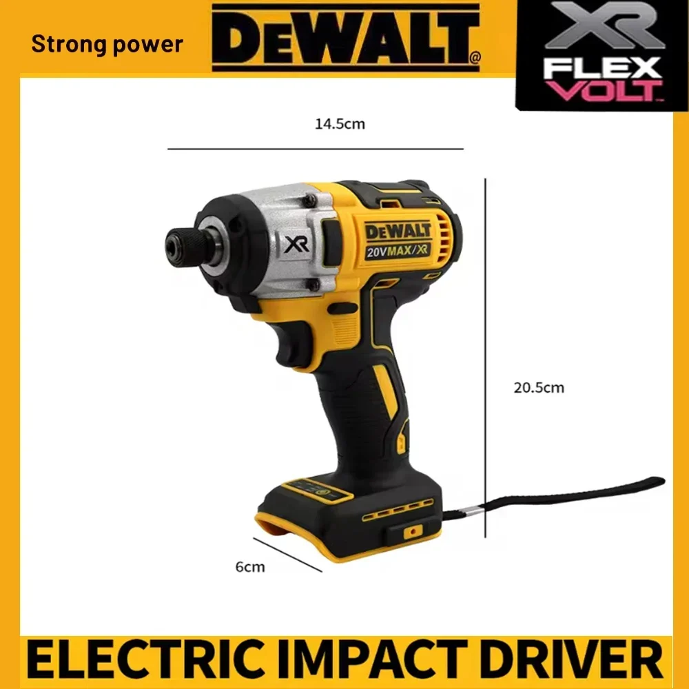 Аккумуляторная электрическая отвертка Dewalt DCD887 ударная дрель мощный бесщеточный