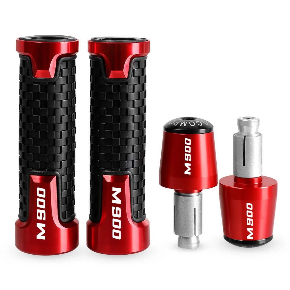 

Motorcycle Accessories 7/8" 22MM Handlebar Hand Grips Handle Bar End Cap plug For DUCATI M900 M1000 1995 1996 1997 1998 1999