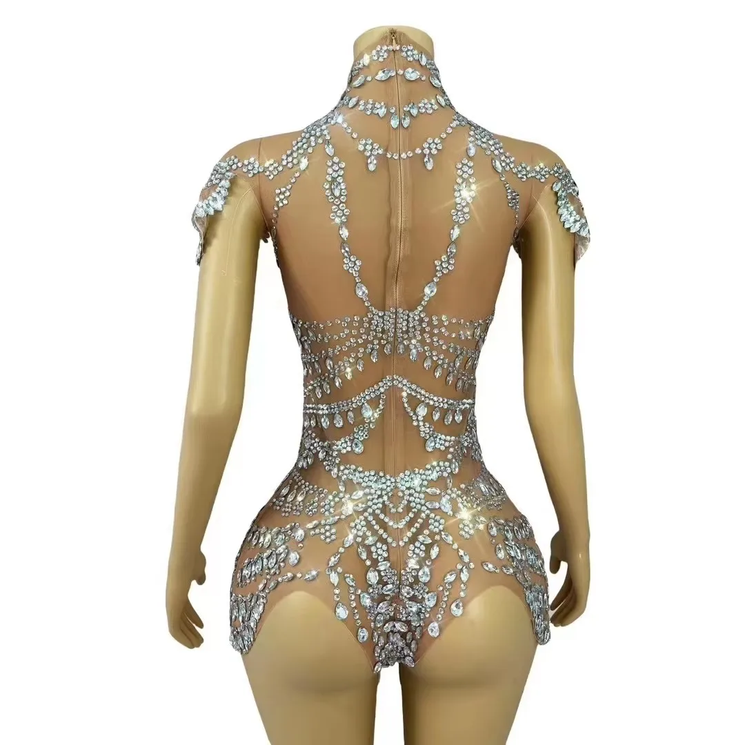 Сексуальный прозрачный боди для бара и ночного клуба