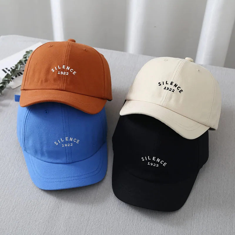 

Niche Short Brim Hat Baby Boy and Girl Summer Stylish Simple and Versatile Peaked Cap Soft Top Letter Baseball Cap Small Head