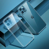 transparent silicone phone cases for iphone 11 12 13 mini cases for iphone 11 pro x xs max xr 7 8 plus se camera protection case
