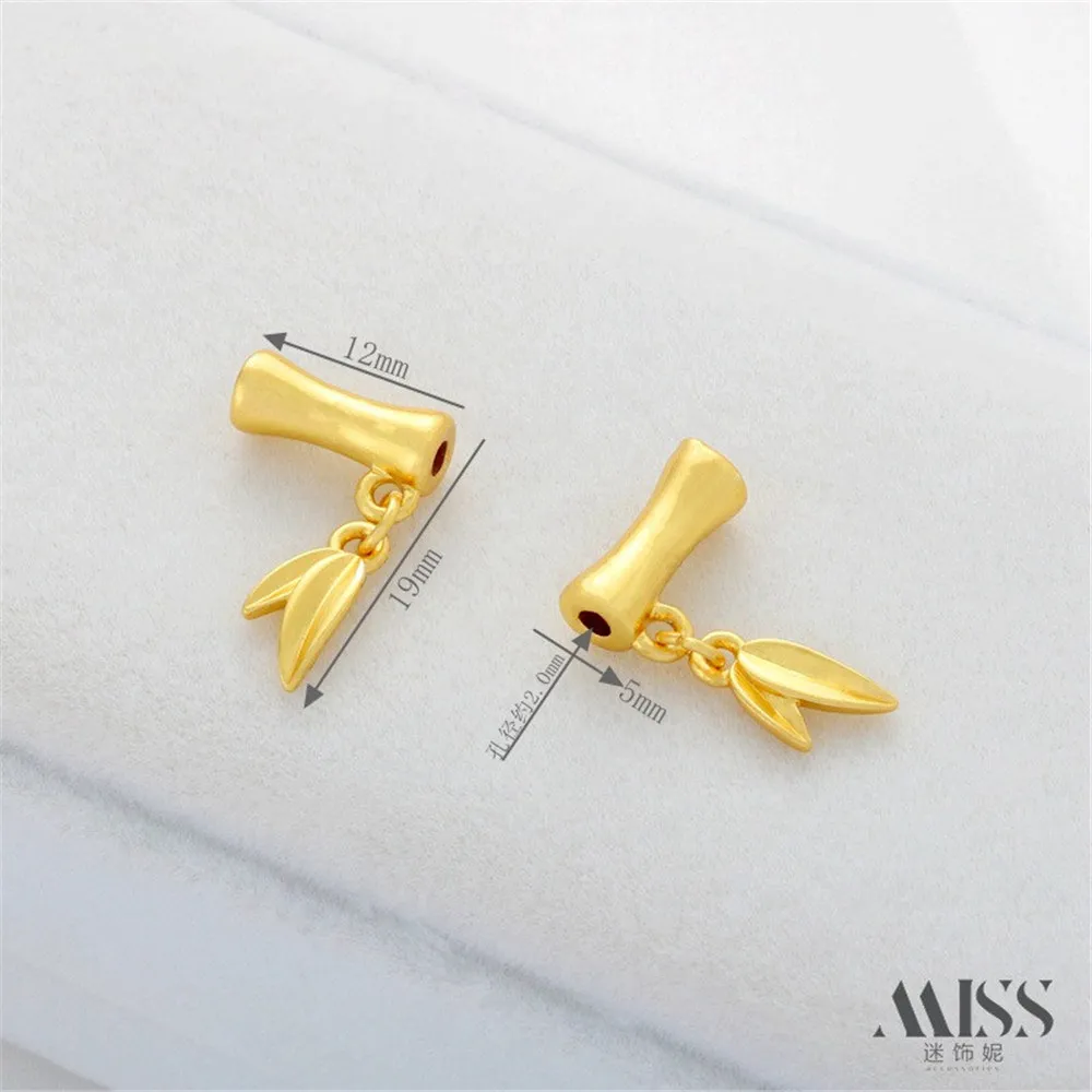 Золотая сумка 18 карат сохраняющая цвет золото бамбуковая трубка бамбуковые