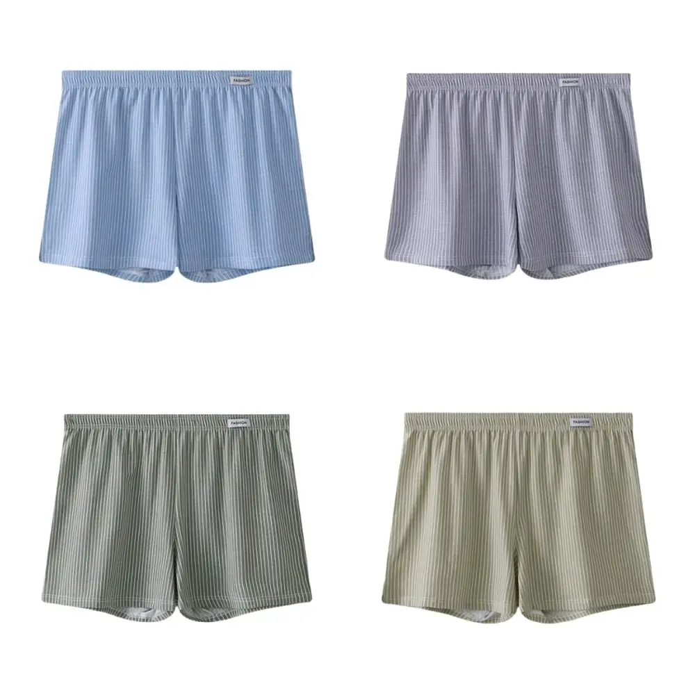 Удобные мешковатые мужские трусы-боксеры дышащие свободные шаровары нижнее