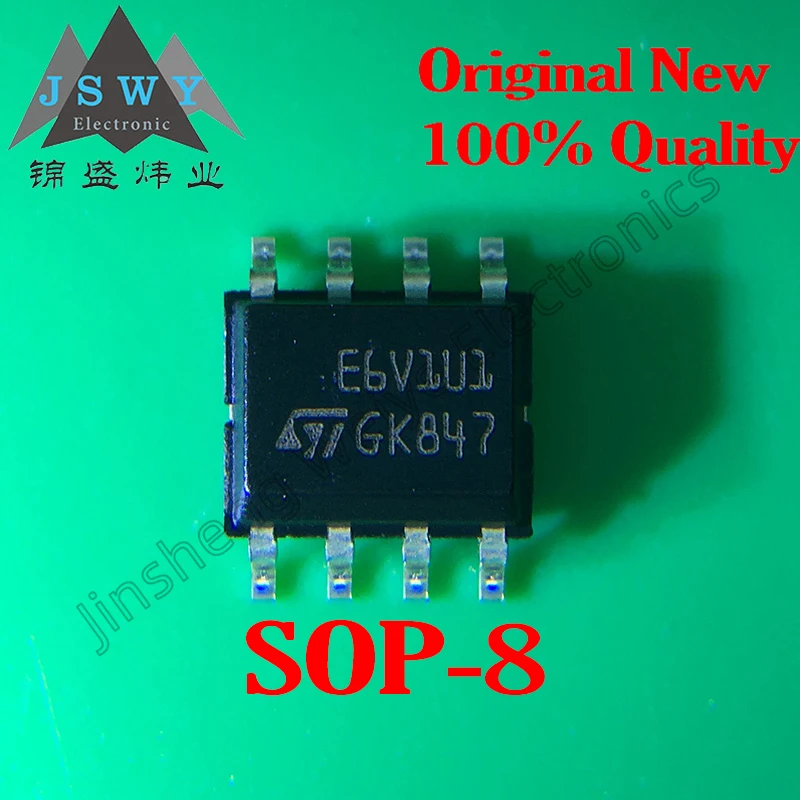 

10 шт., бесплатная доставка, ESDA6V1U1RL, печатный провод E6V1U1 ESDA25B1RL E25B1 SOP-8, устройство защиты от электростатического разряда, 100%, новая модель