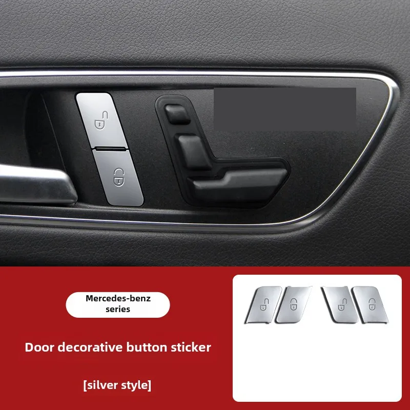 

Кнопка подъема окна автомобиля, наклейка на панель переключателя, Стайлинг для Mercedes Benz A B C Class W204 W212 GLA GLK CLA GL ML GLE