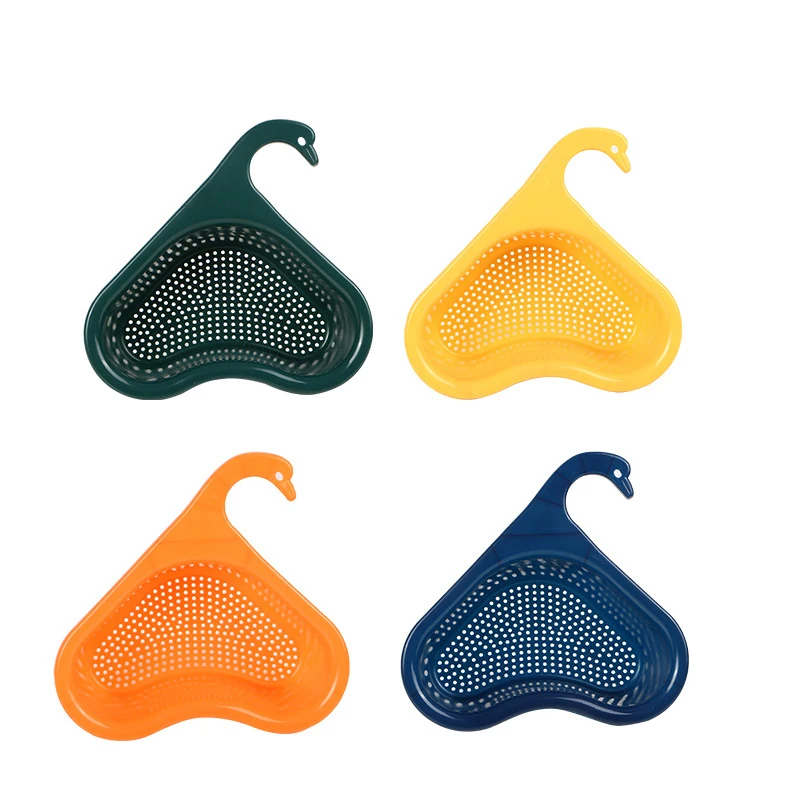 

Sink Strainer Bathroom Sink Dryer Drainage Basket Draining Basket Sink Drain Rack Thicken Plastic Organizer Fruit Washing Basket