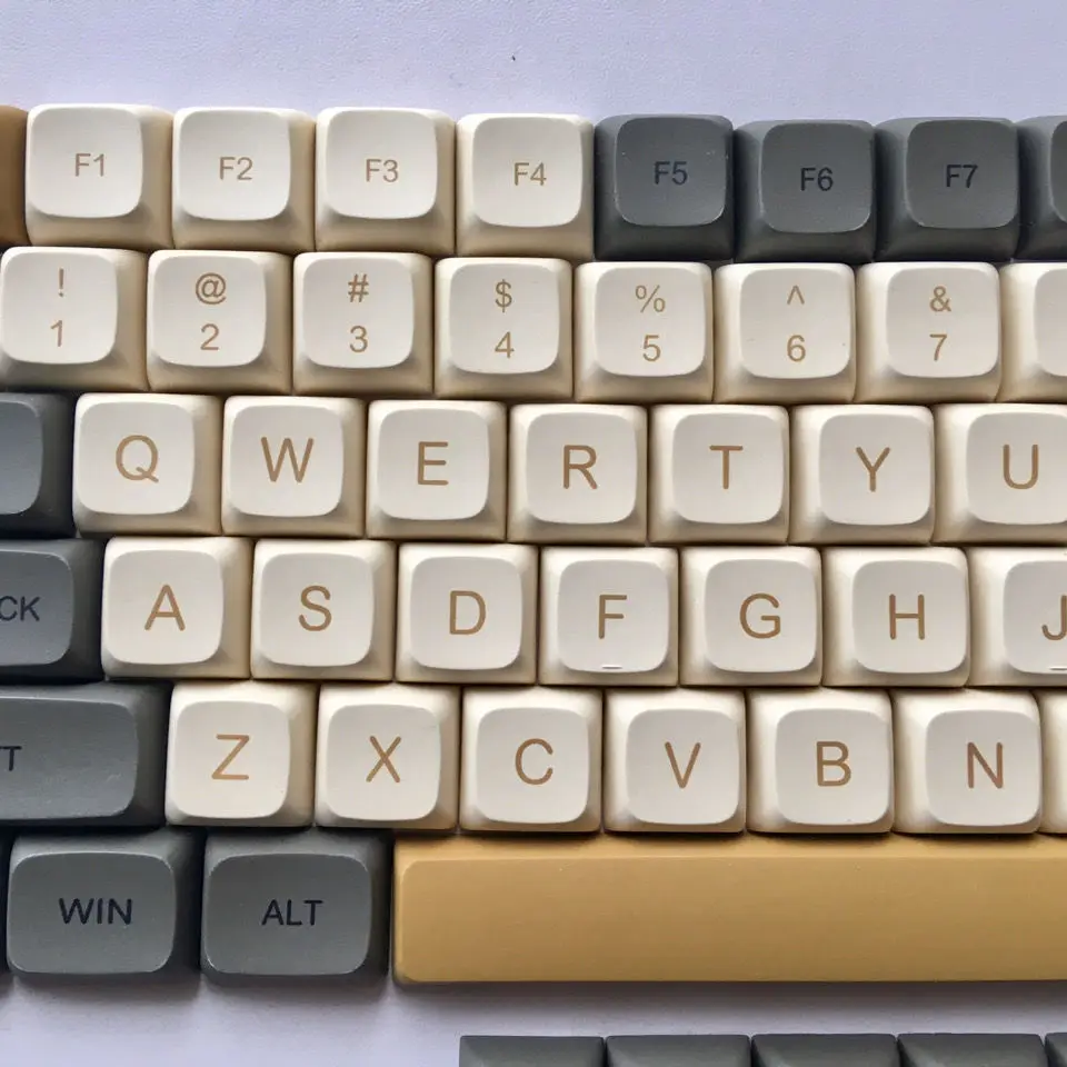 

125 Key cap mechanical keyboard PBT thermal sublimation key cap 84 68 61 87 104 key cap anime keycaps