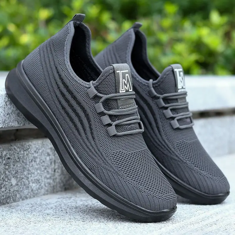 

2023 Autumn New Fashion Men Casual Mesh Sports Shoes Men's Comfortable and Lightweight Outdoor Anti slip Men's Shoes Flat Shoes