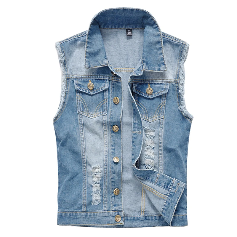 Stranger Things Eddie Munson Cosplay Costume Hellfire Club Denim Vest Sleeveless Jacket Coat Adult Men Halloween