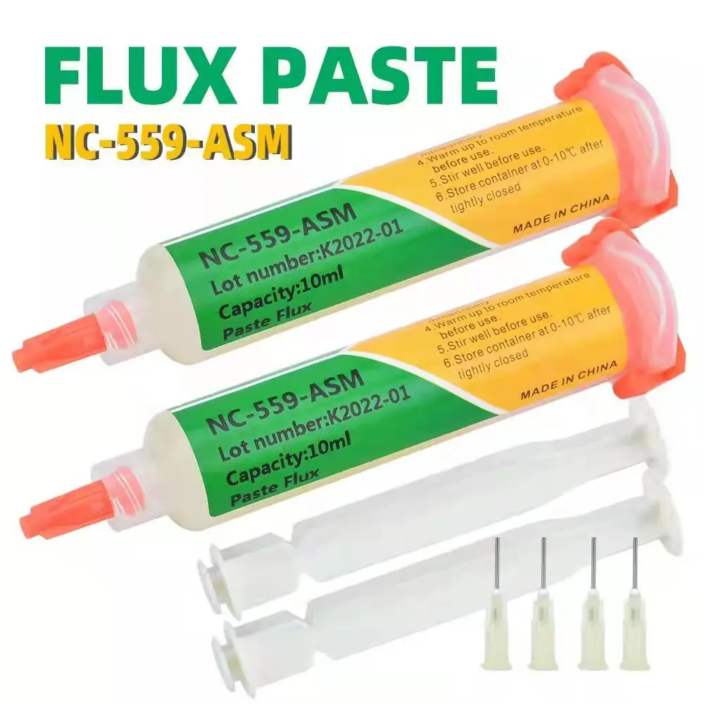 

Soldering Paste NC-559-ASM BGA Soldering Oil Flux Soldering Syringe Paste Estaño Soldadura