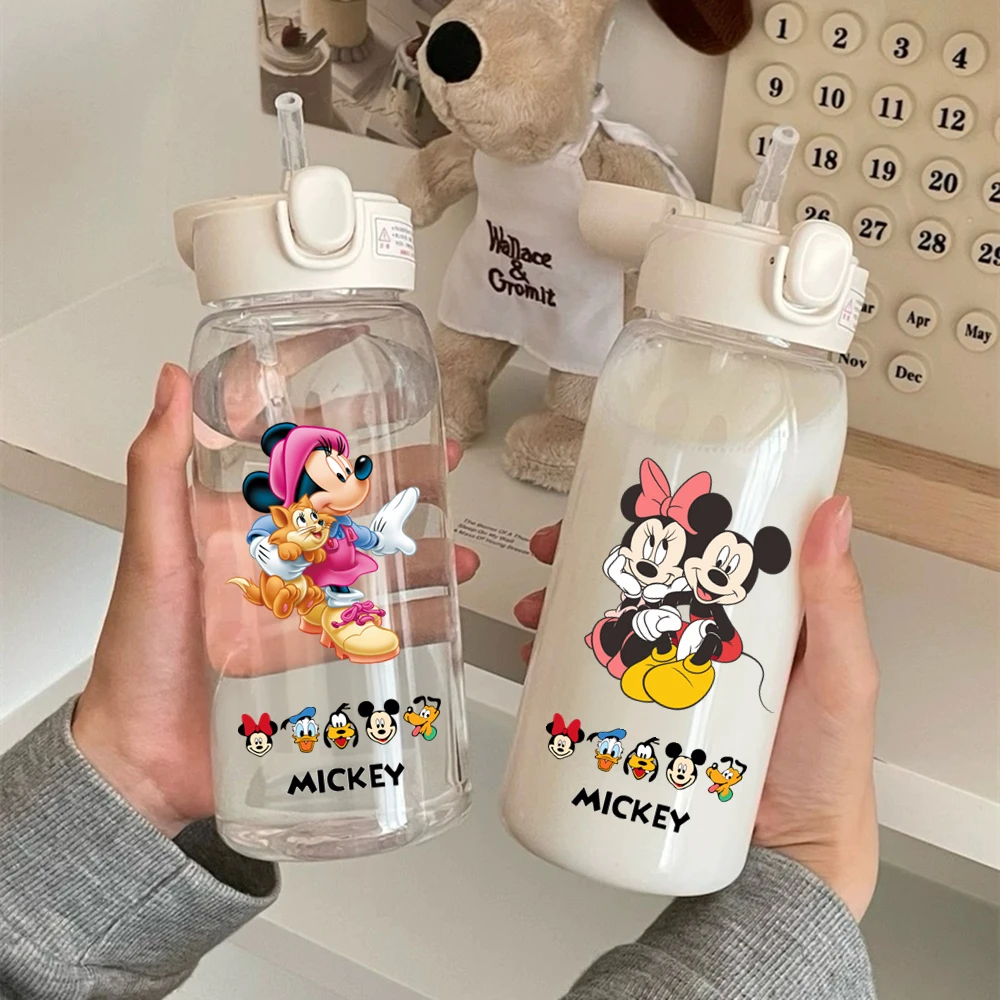 Соломинки для воды с Микки Маусом 600 мл