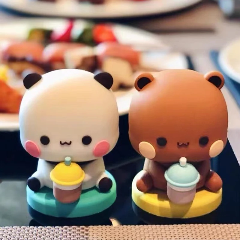 Toys Cute Panda Mystery Box Surprise Figure Model Office Ornaments Childrenal Birthday Gift Toys