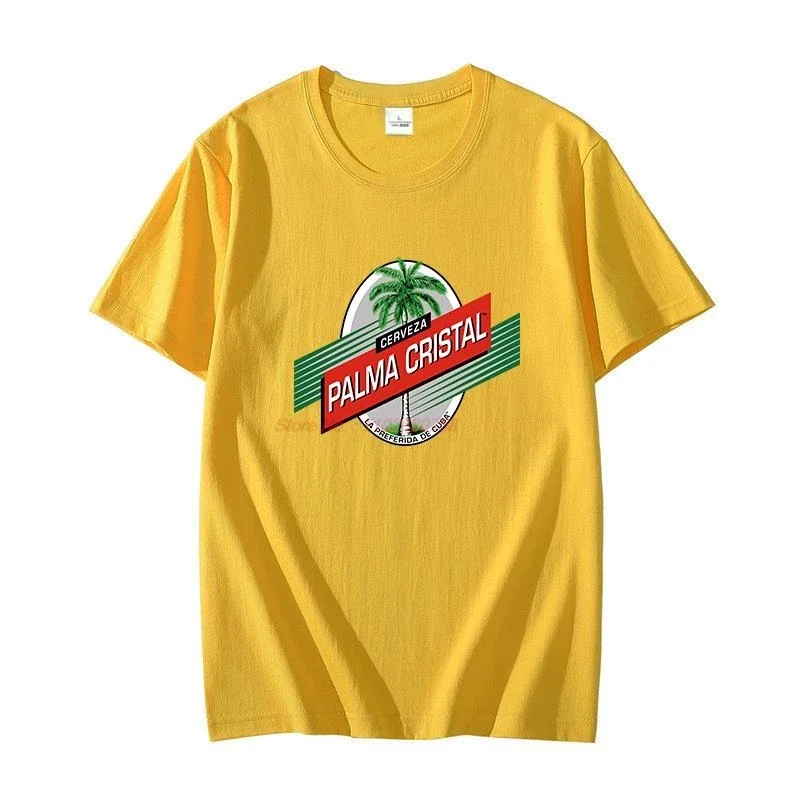 Cuba Cristal Beer Cerzeva хлопковые футболки унисекс с рисунком футболка большого размера