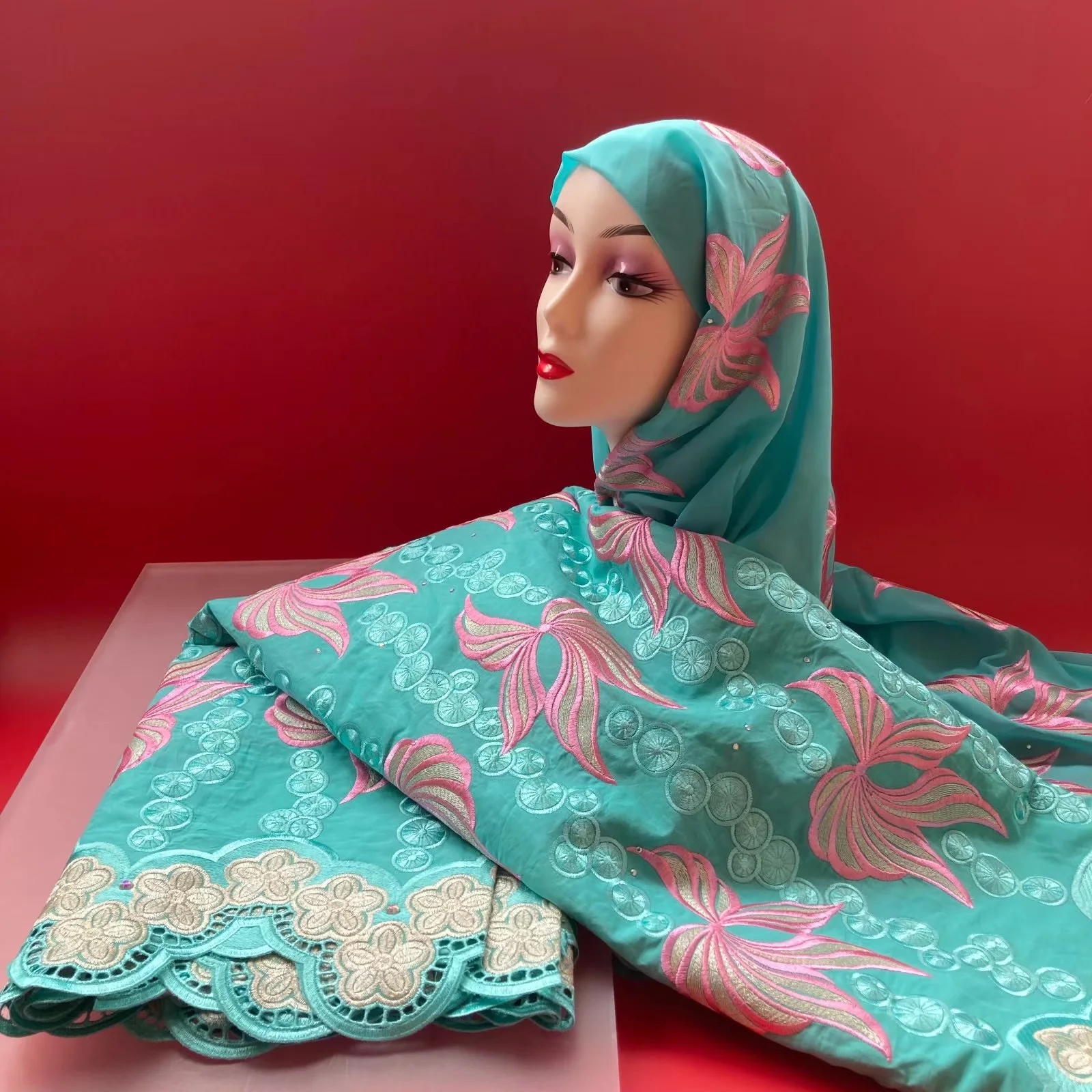 Новинка высокая яркость 100% яркая швейцарская африканская кружевная ткань 2022