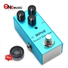 SAPHUE электрическая гитара хрустящая педаль искажения усилениегромкостьтональная ручка высокаянизкая частота Mini Single Type DC 9V True Bypass
